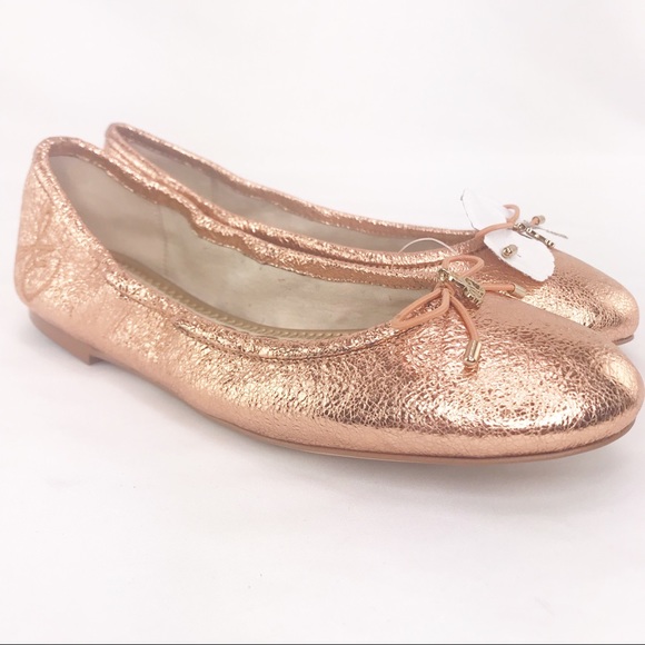 sam edelman rose gold flats
